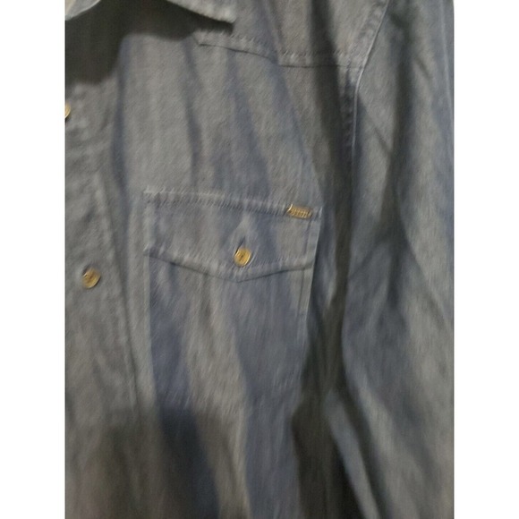Guess Long Sleeve Shirt, Dark Blue, Size XXL - Picture 5 of 6